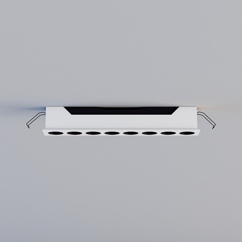 Minimalist Low-Poly Light Fixture 3D model