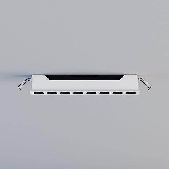 Minimalist Low-Poly Light Fixture 3D model