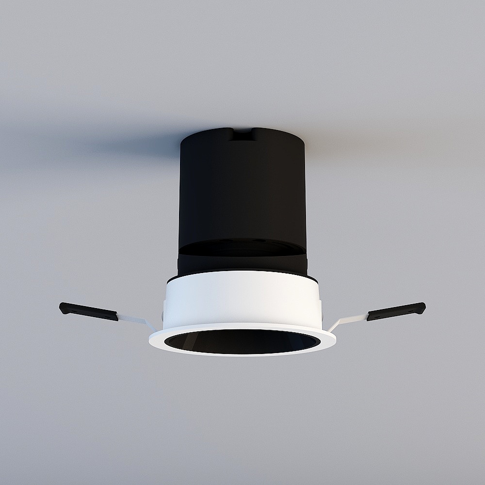 Minimalist Low-Poly Lamp 3D Model Design