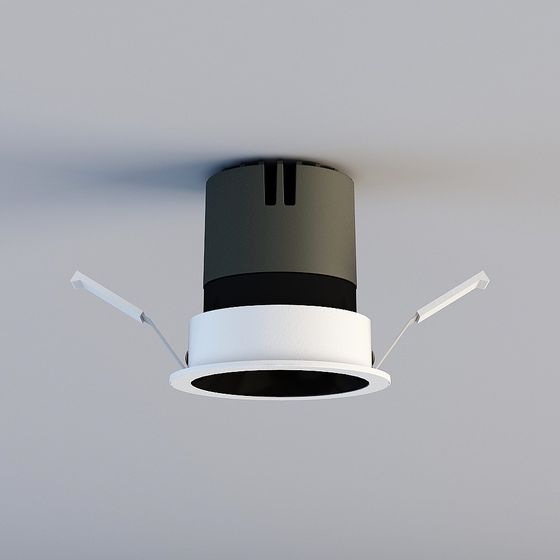 Minimalist Low-Poly Light Fixture 3D Model
