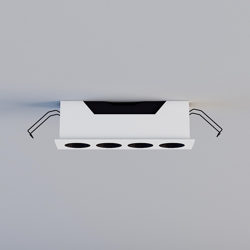 Minimalist Ceiling Embedded Light 3D model