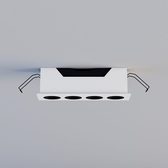 Minimalist Ceiling Embedded Light 3D model