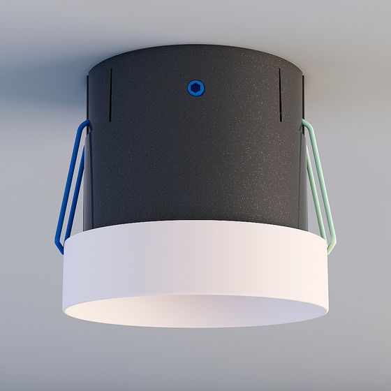 Elegant Low-Poly 3D Pendant Light Model