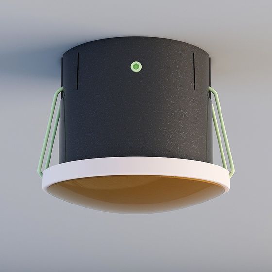 Elegant Low-Poly Table Lamp 3D model