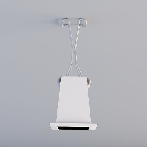 Elegant Hanging Light Fixture 3D model