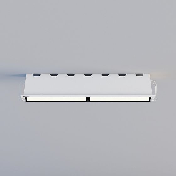 Linear Light Fixture 3D model