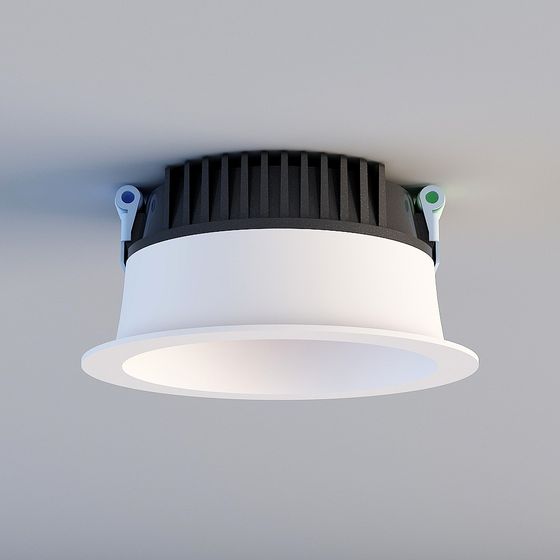 Stunning Ceiling Light 3D model for Modern Spaces