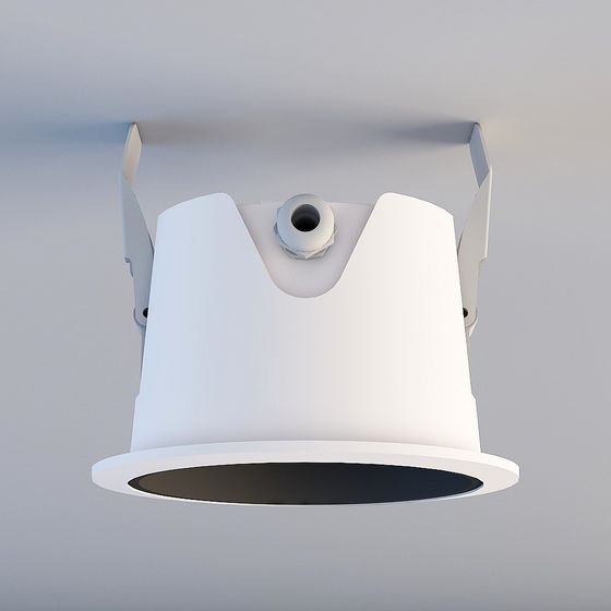 Elegant Ceiling Recessed Light Fixture 3D model