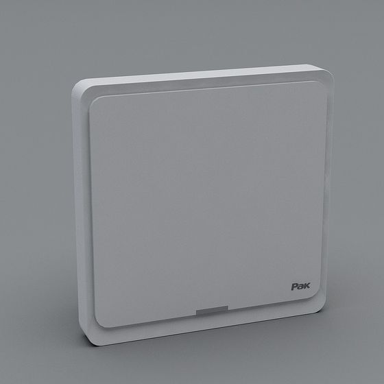 Minimalist Square Light Fixture 3D model