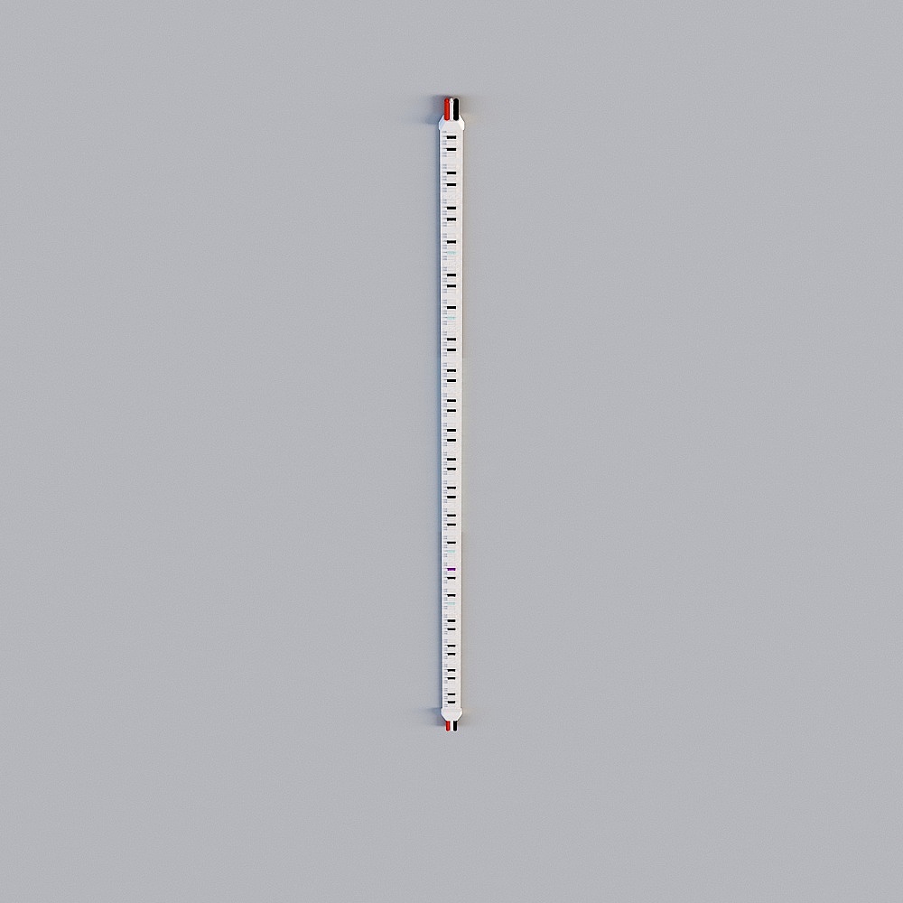 Stylish Thermometer 3D model for Creative Projects
