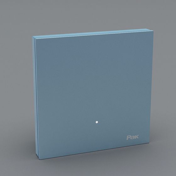 Minimalist Square Storage Box 3D Model