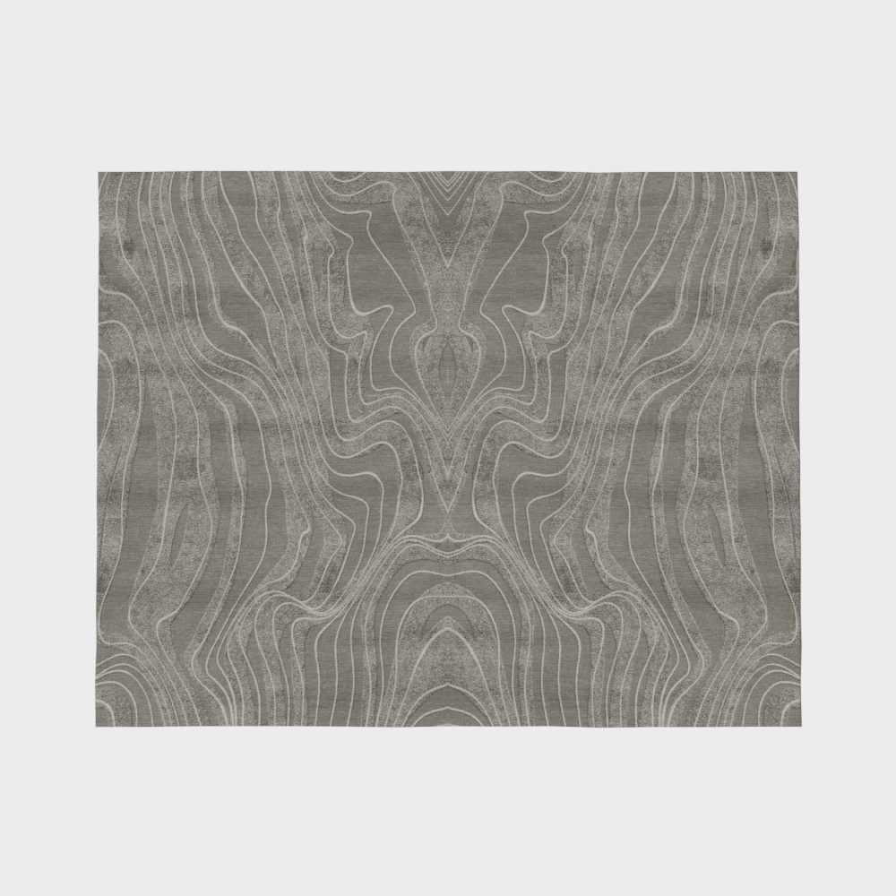 Moderner grauer Teppich