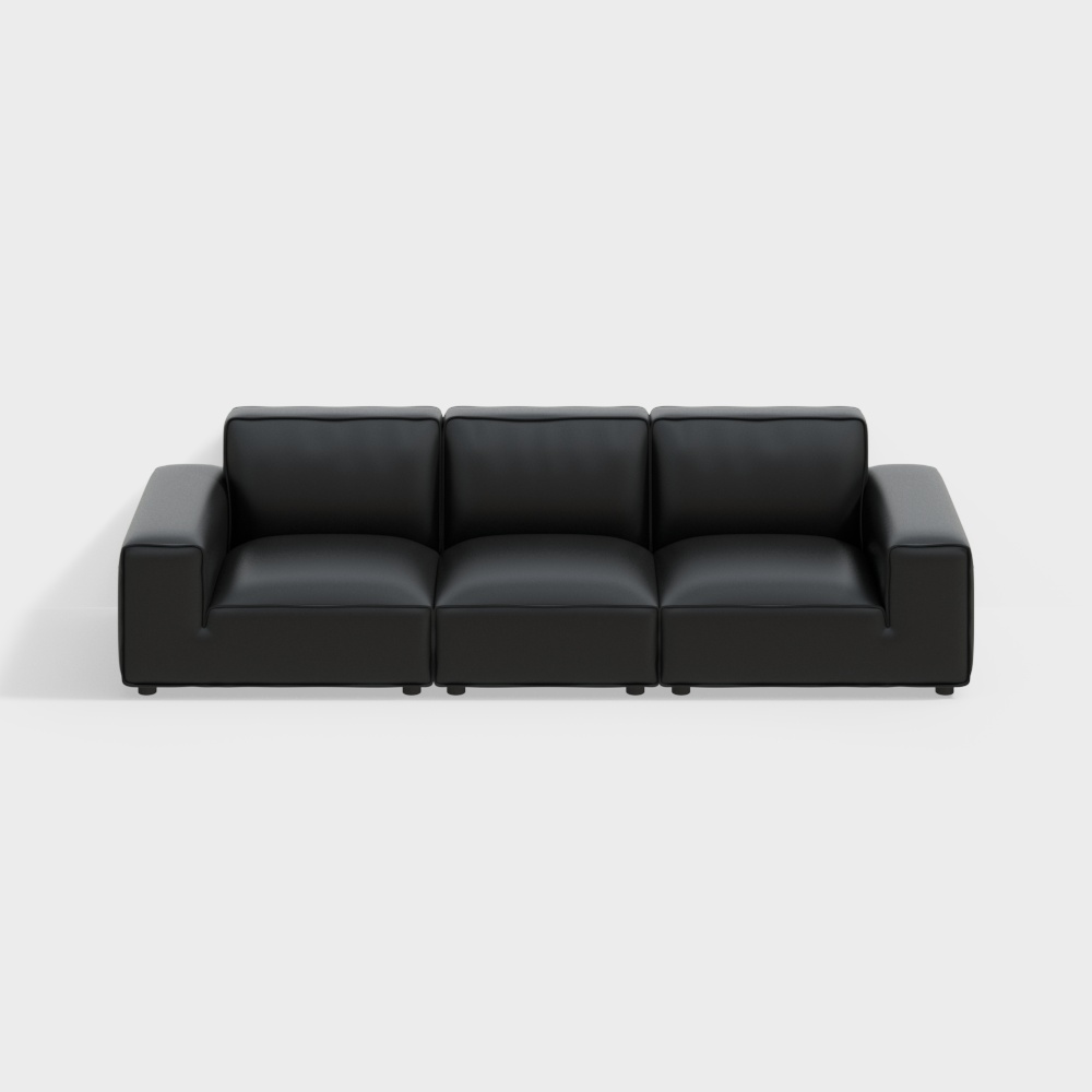 Sofa Bò Đen Lớn KSF24049