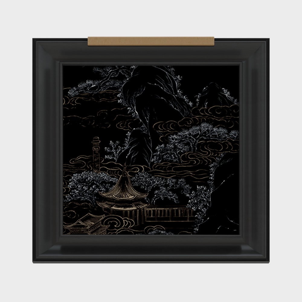 New Chinese-style Black Decorative Painting