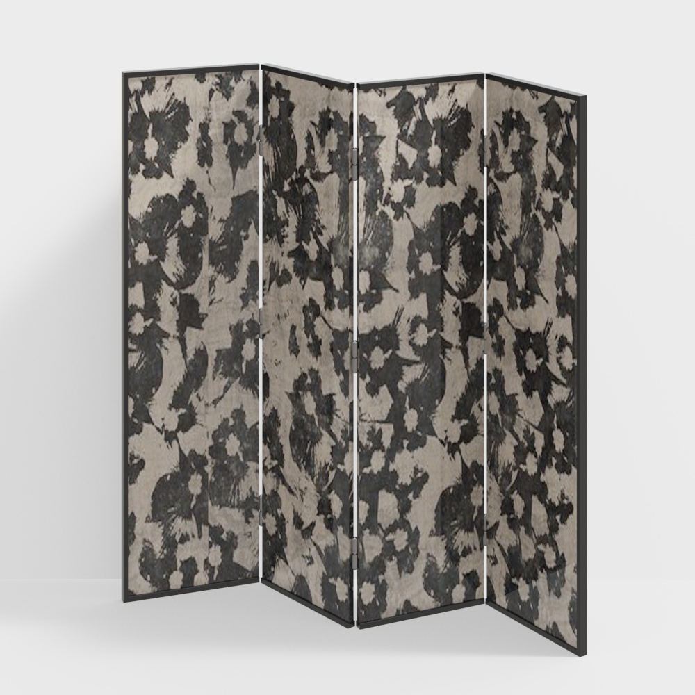 New Chinese-Style Color Screen Partition