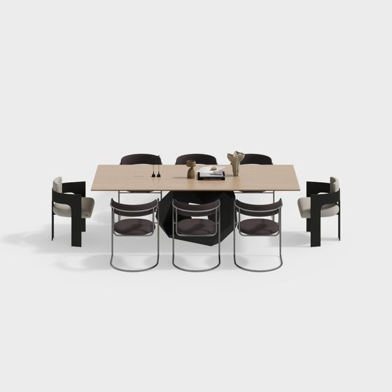 Urban Lounge 3D model for Contemporary Spaces