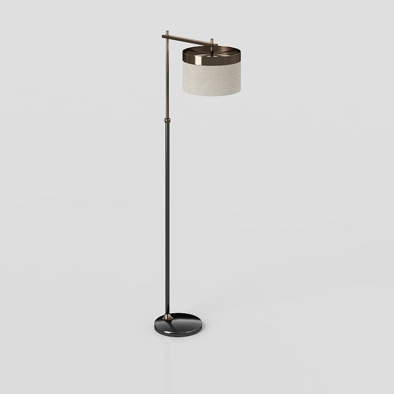 Stylish Minimalist Floor Lamp 3D model for Modern Interiors