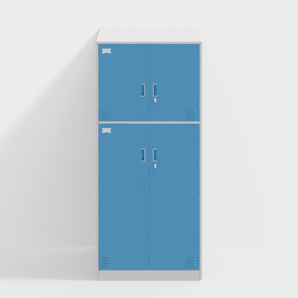 3 Four-Door Storage Cabinets