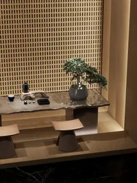 Elegant Tea Room Design: Harmony in Every Detail