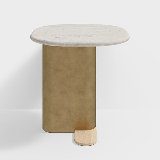 Minimalist Round Table 3D model
