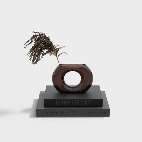 Ornamento decorativo nero moderno