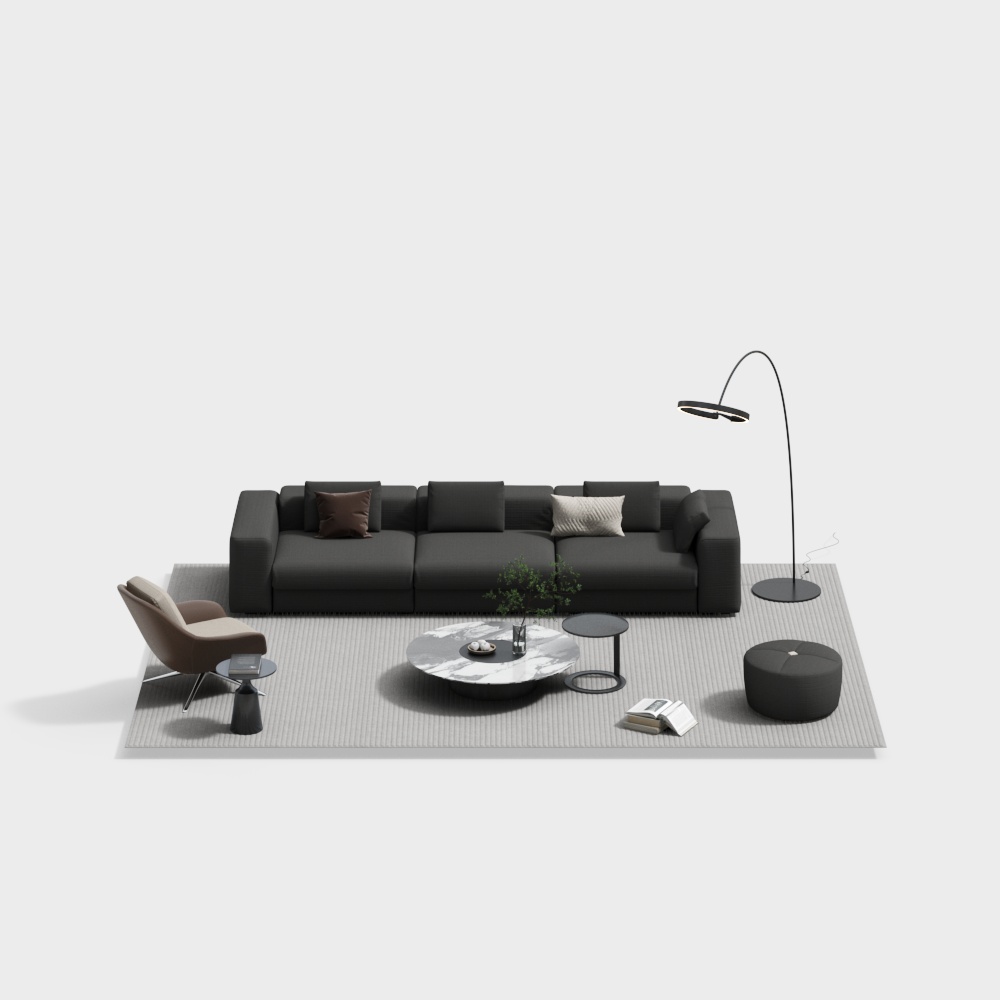 Modern Minimalist Sofa Set