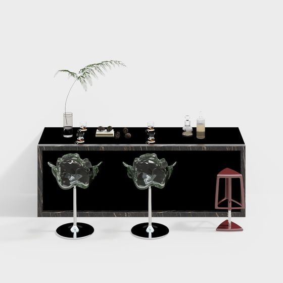 Urban Bar Corner 3D model