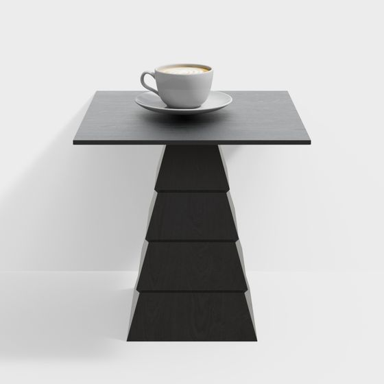 Urban Corner Coffee Table 3D model for Creative Spaces