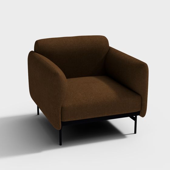 Cozy Lounge Chair 3D model