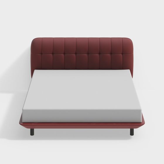 Urban Elegance Bed 3D model