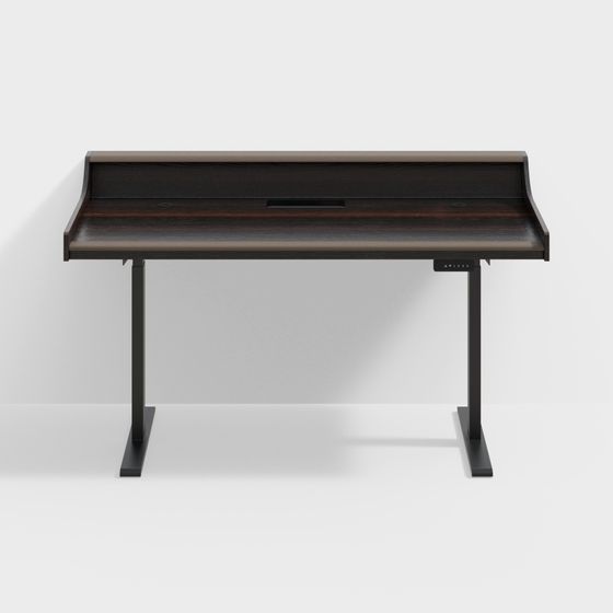 Modern ML20-M639 Adjustable Desk in Brown for Home Office