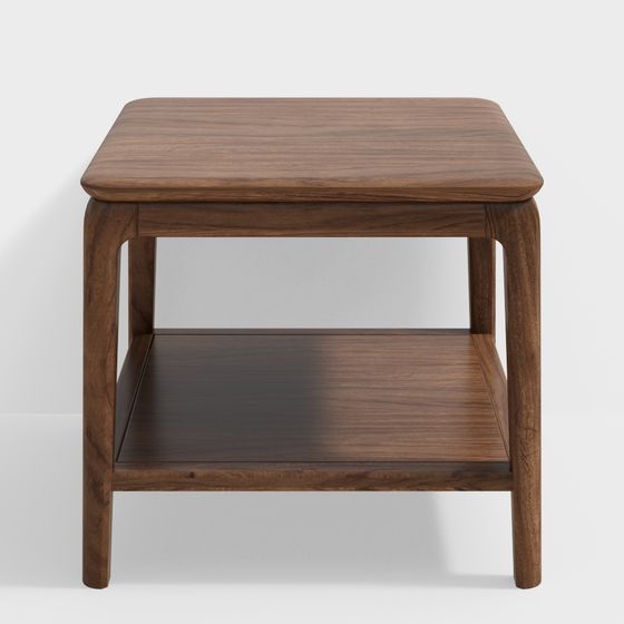 Urban Corner Side Table 3D model for Modern Spaces