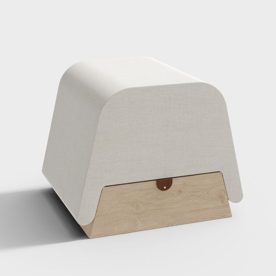 Cozy Corner Stool 3D model