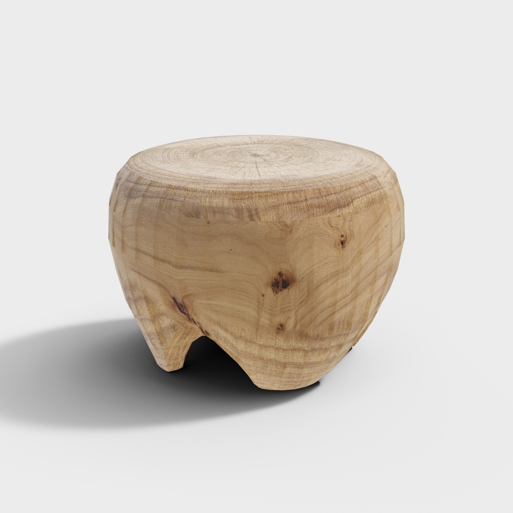 Rustic Minimalist Wood Chair