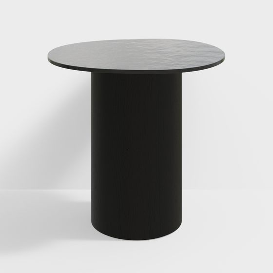Modern Minimalist Cylinder Side Table 3D model