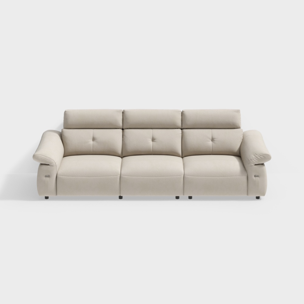 2.8m cream model Rhine series sofa BSNYS2968