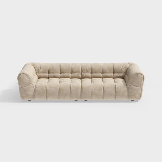 Stylish 3D Model Sofa for Contemporary Spaces