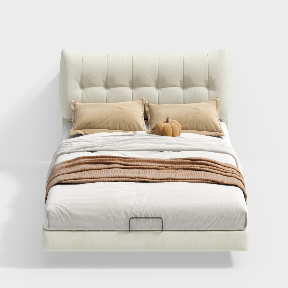 1,5 m Creme schwebendes Bett Rhein-Serie BSNYC2969