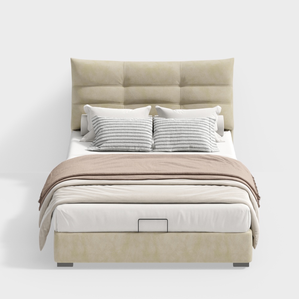 Cream Style 1.5m Bed Rhine Series BSNYC2967