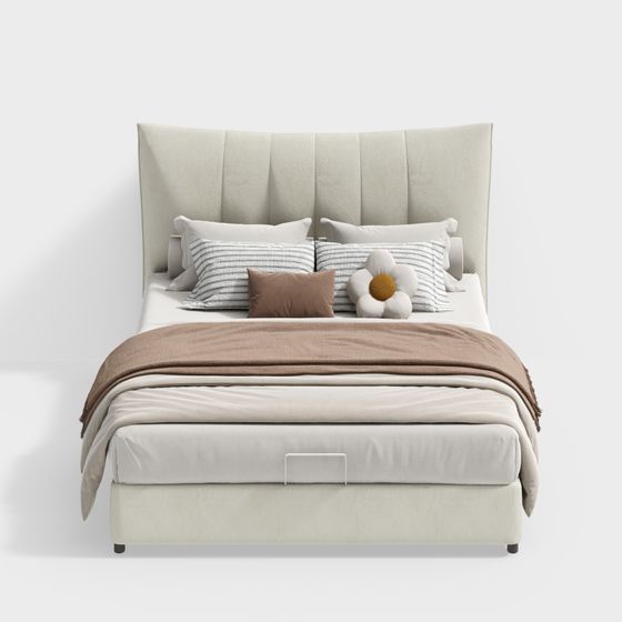 Giường kiểu kem 1.5m dòng Rhine BSNYC2965