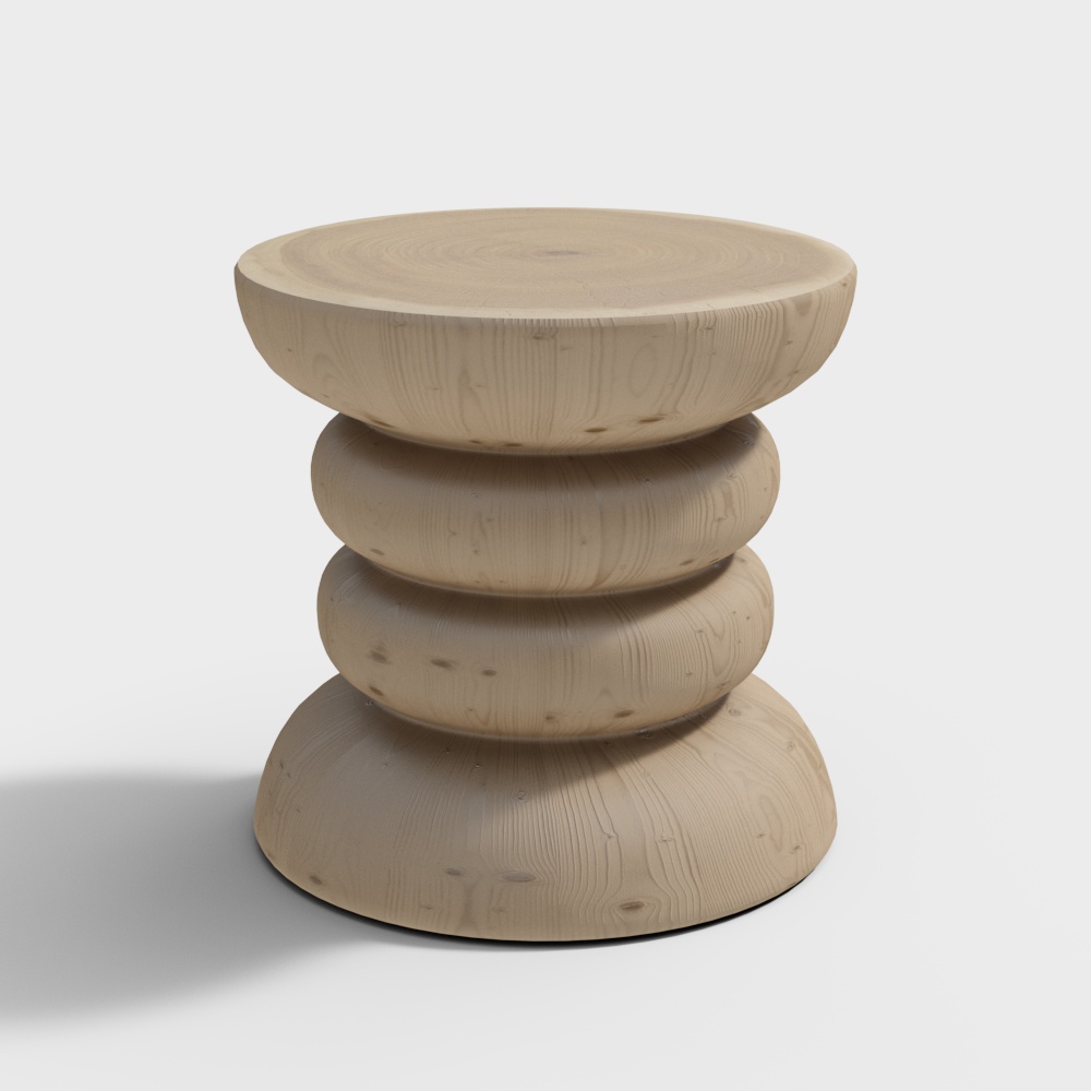 Sgabello rotondo moderno