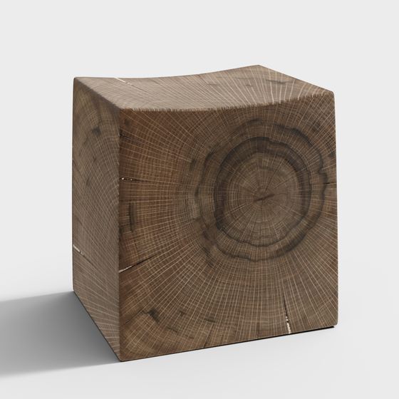 Sedia Bassa Moderna in Legno Massello