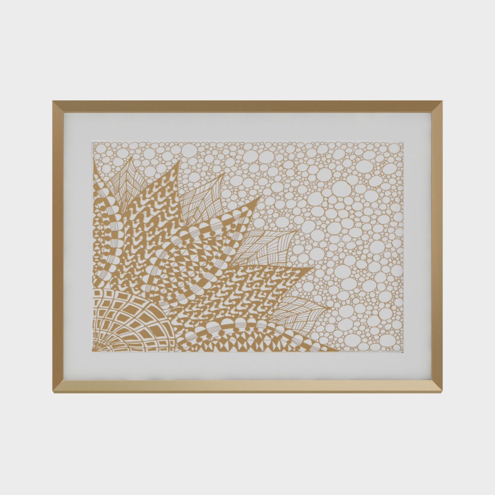 Abstract Leaves 3D model