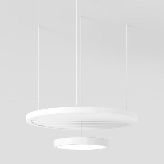 Modern Ring Pendant Light 3D model