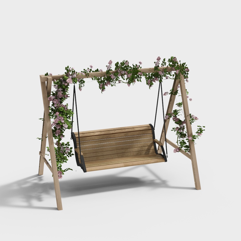 European Countryside Style Courtyard Swing