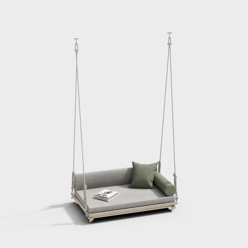 Modern White Rocking Chair