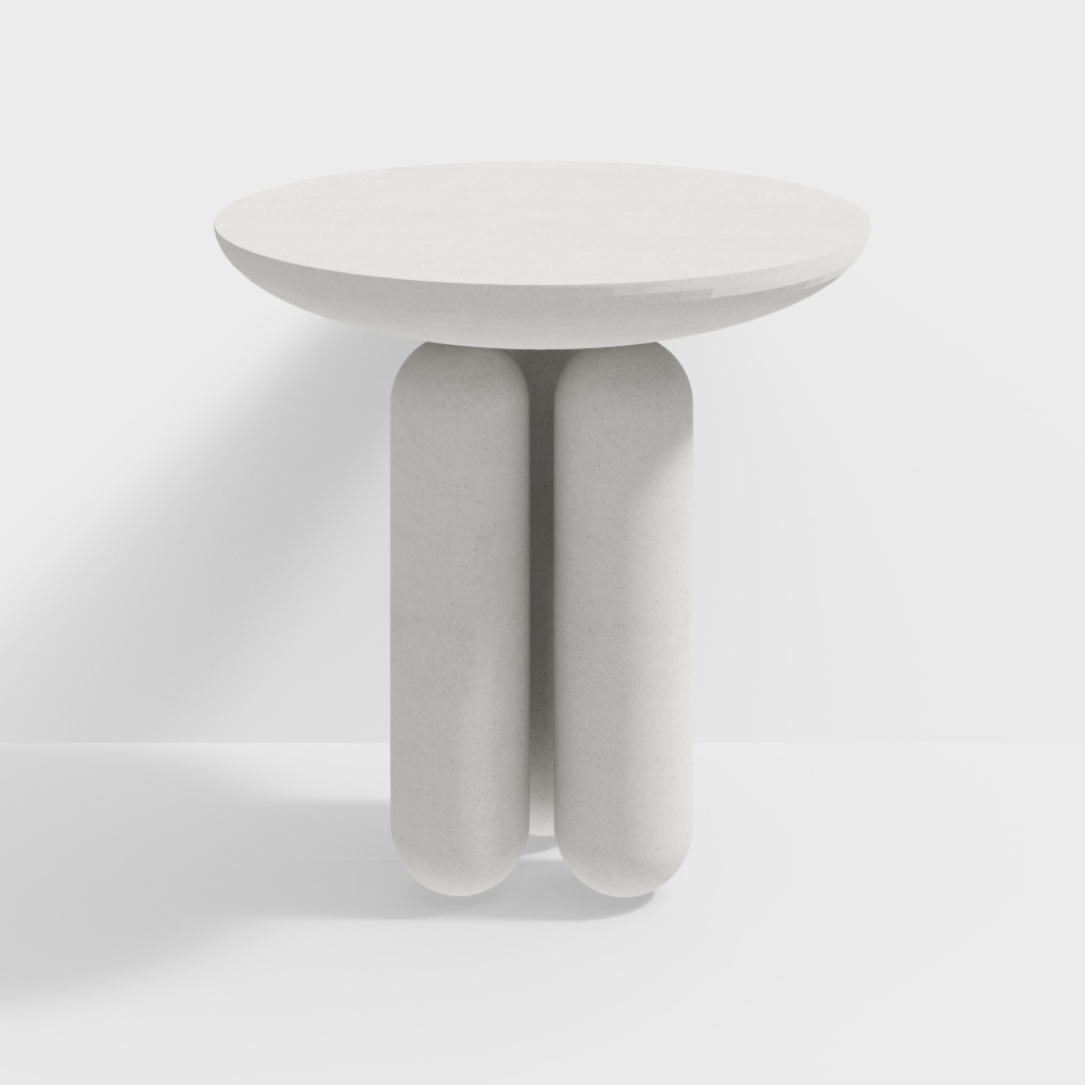 Кремово-белый журнальный столик