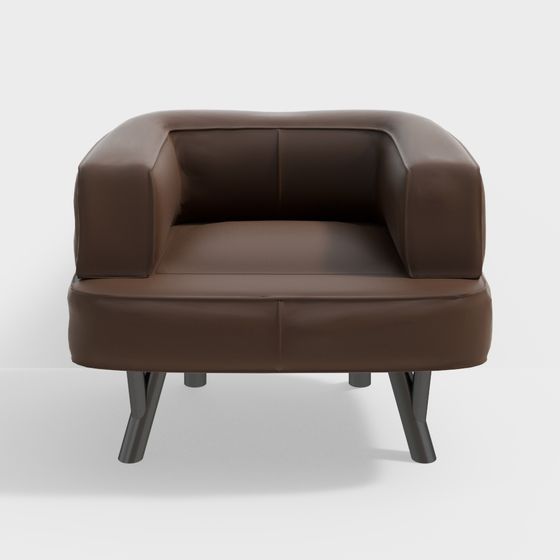 Sleek Urban Sofa 3D model for Creative Spaces