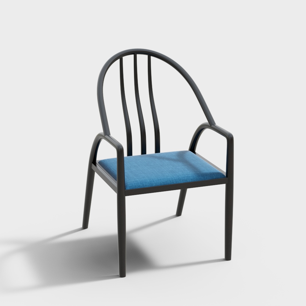 Modern Blue Dining Chair