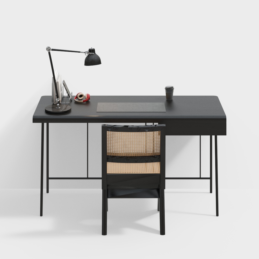 Industrial Style Desk and Chair Set